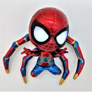 Iron Spiderman Figure in Shooting Pose with LED Lights